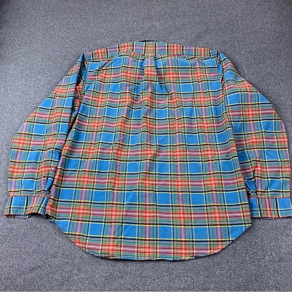 Vintage Polo Ralph Lauren Flannel Plaid Button Down Long-Sleeves Men’s Size XL - Picture 5 of 8
